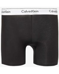 Calvin Klein - Logo-waistband Stretch-cotton Blend Boxer Briefs - Lyst