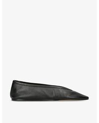 Le Monde Beryl - Luna Pointed-Toe Leather Pumps - Lyst