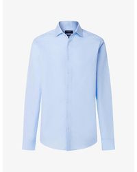 Hackett - Formal Tailored-Fit Long-Sleeve Cotton Shirt - Lyst
