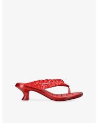 Ganni - X Melissa Jelly Heeled Flip-Flops - Lyst