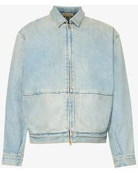 Fear Of God - Brand-patch Relaxed-fit Denim Jacket - Lyst