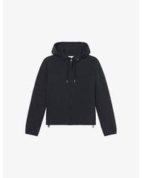 Sandro - Hooded Zip-Up Stretch-Woven Jacket - Lyst