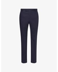dunhill - Belgravia Pressed-Pleat Wool Trousers - Lyst