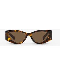 Miu Miu - Mu 06ys Cat-eye-frame Tortoiseshell Acetate Sunglasses - Lyst