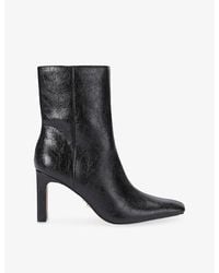 Steve Madden - Morph Faux-Leather Heeled Ankle Boots - Lyst