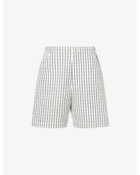 Jacquemus - Le Calecon Striped Cotton Shorts - Lyst