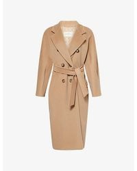 Max Mara - Madame Double-Breasted Wool And Cashmere-Blend Coat - Lyst