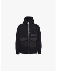 Sacai - X Spiewak Buttoned-Pockets Regular-Fit Cotton-Jersey Hoody - Lyst