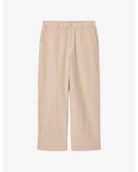 AllSaints - Taiko Straight-Leg Cotton Trousers - Lyst