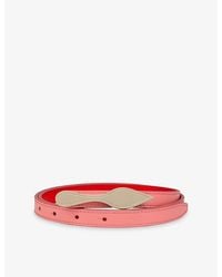 Christian Louboutin - Bettina Reverse Leather Belt - Lyst