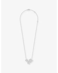 Boucheron - Lierre De Paris 18Ct And 0.60Ct Diamond Pendant Necklace - Lyst