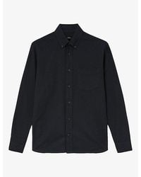 Reiss - Hunt Regular-Fit Cotton-Flannel Shirt - Lyst