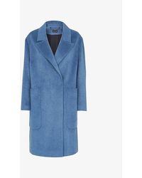 Whistles - Lana Wool-blend Cocoon Coat - Lyst