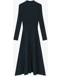 Reiss - Chrissy Ribbed Knitted Midi Dress - Lyst
