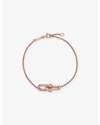 Tiffany & Co. - Tiffany Hardwear Double-Link Small 18Ct Rose- Bracelet - Lyst