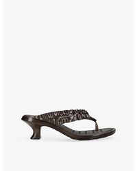 Ganni - X Melissa Jelly Heeled Flip-Flops - Lyst