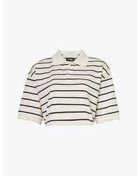 HOMMEGIRLS - Logo-embroidered Cotton-piqué Polo Shirt - Lyst