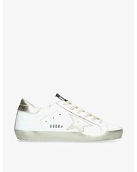 Golden Goose - Superstar E37 Logo-print Leather Low-top Trainers - Lyst