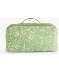Ted Baker - Dianea Floral-print Faux-leather Washbag - Lyst