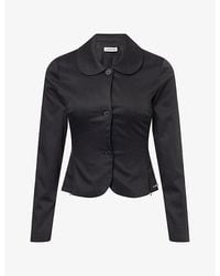 Peachy Den - Twiggy Muse Stretch-Woven Shirt - Lyst