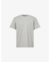 Carhartt - Chase Logo-Embroidered Cotton T-Shirt - Lyst