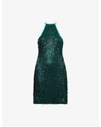 Amy Lynn - Foxy Sequin Woven Mini Dress - Lyst