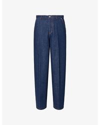 Ami Paris - Balloon-Fit Mid-Rise Denim Jeans - Lyst