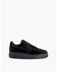 Nike - Air Force 1 Calf-Hair Leather Low-Top Trainers - Lyst
