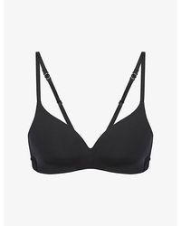 Simone Perele - Essentiel Plunge Stretch-Woven Bra - Lyst