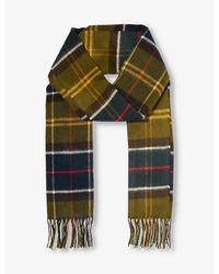 Barbour - Yaxley Checked Woven Scarf - Lyst