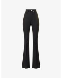 Rick Owens - Bolan Flared-Leg Wool-Blend Trousers - Lyst