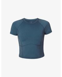 Sweaty Betty - All Day Cropped Stretch-Woven T-Shirt - Lyst
