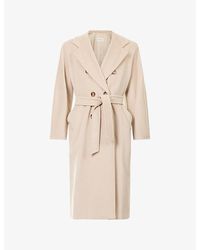 Max Mara - Madame Belted Wool And Cashmere Coat - Lyst