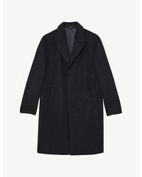 Reiss - Squire Single-Breasted Wool-Blend Overcoat - Lyst