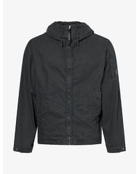 C.P. Company - Microreps Zip-Up Cotton Jacket - Lyst