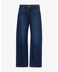 Rag & Bone - Cam Straight-Leg Denim Jeans - Lyst