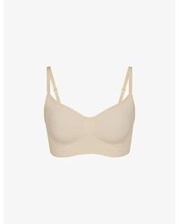 Skims - Sculpting Scoop-Neck Stretch-Woven Bra - Lyst