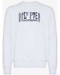 Daily Paper - United Branded-print Cotton-jersey Sweatshirt X - Lyst