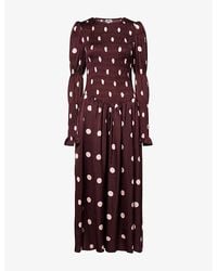 Amy Lynn - Mabel Long-Sleeves Woven Maxi Dress - Lyst