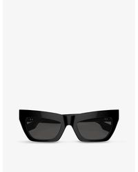 Burberry - Be4405 Cat Eye-frame Acetate Sunglasses - Lyst