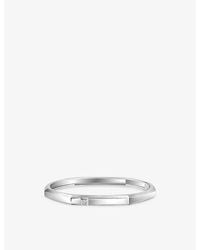 Messika - Moderniste Medium 18Ct And 0.05Ct Diamond Bangle Bracelet - Lyst