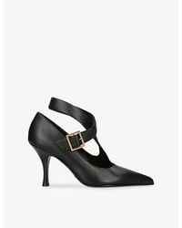 KHAITE - Sloan 85 Leather Pumps - Lyst