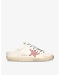 Golden Goose - Superstar Sabot Leather Low-top Trainers - Lyst