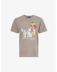 Polo Ralph Lauren - Polo Bear Graphic-print Jersey T-shirt - Lyst