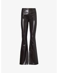 Citizens of Humanity - Lilah Flared-leg Mid-rise Recycled Leather-blend Trousers - Lyst