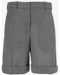 Jil Sander - Pressed-crease Regular-fit Wool Shorts - Lyst