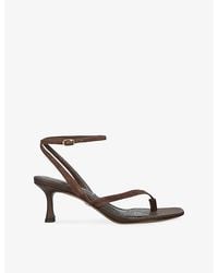 Sam Edelman - Pax Suede Heeled Sandals - Lyst