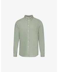PS by Paul Smith - Button-down Collar Linen Shirt - Lyst