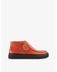 Clarks X Martine Rose - Martine Rose X Clarks Torhill Leather Ankle Boots - Lyst