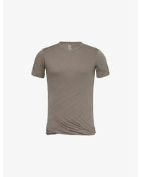 Rick Owens - Double-Layer Short-Sleeve Cotton-Jersey T-Shirt - Lyst